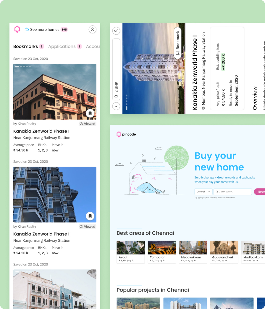 Real estate marketplace website